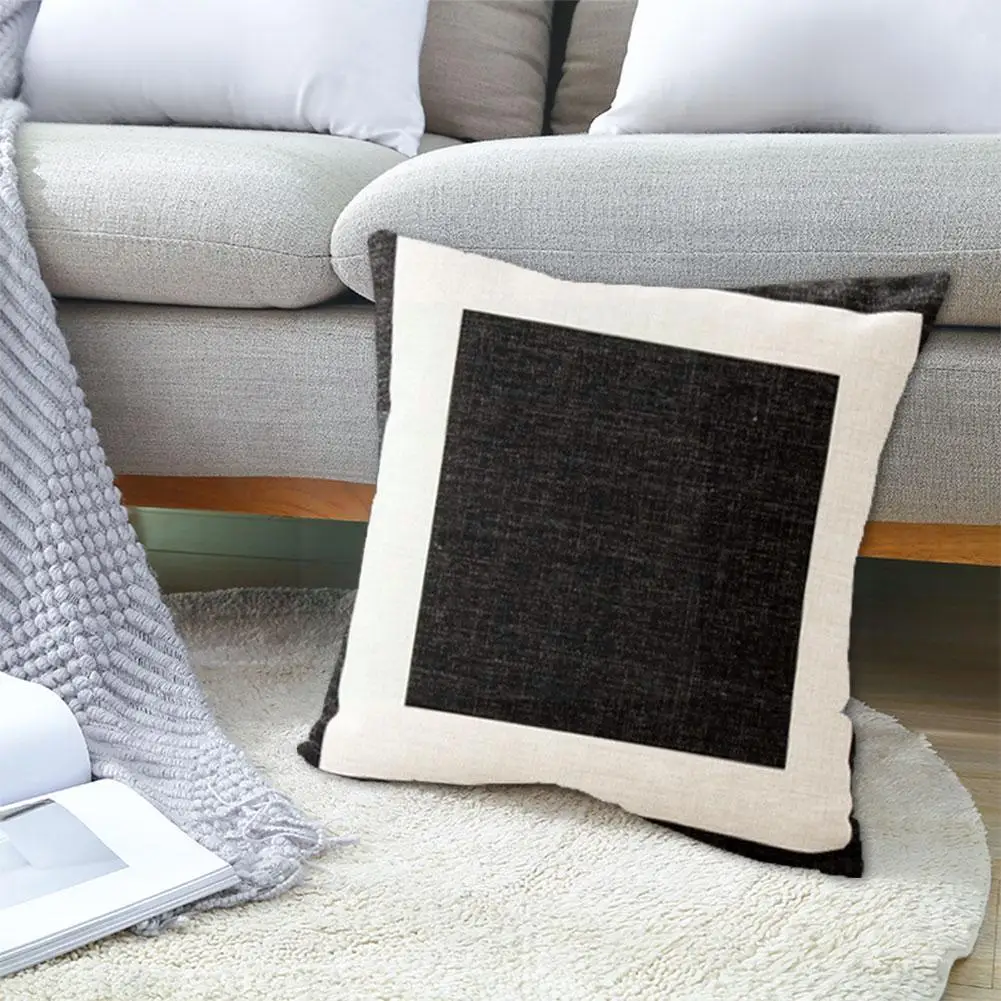 45*45cm Single-sided Linen Nordic Geometric Black And Room Pillowcase White Pillowcase Decor Sofa Home Living Linen A5R5
45*45cm Single-sided Linen Nordic Geometric Black And Room Pillowcase White Pillowcase Decor Sofa Home Living Linen A5R5