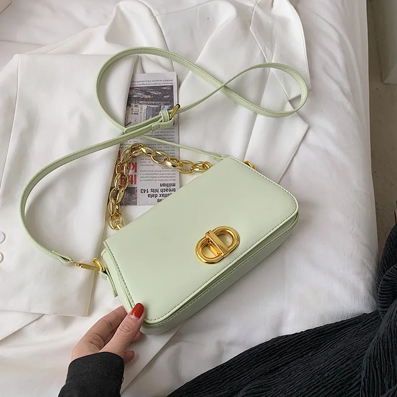 Women's Shoulder Bag PU Leather Fashion Simple Chain Diagonal Small Bag Woman Small Handbag Luxury Designer Handbag 2021 New
Women's Shoulder Bag PU Leather Fashion Simple Chain Diagonal Small Bag Woman Small Handbag Luxury Designer Handbag 2021 New