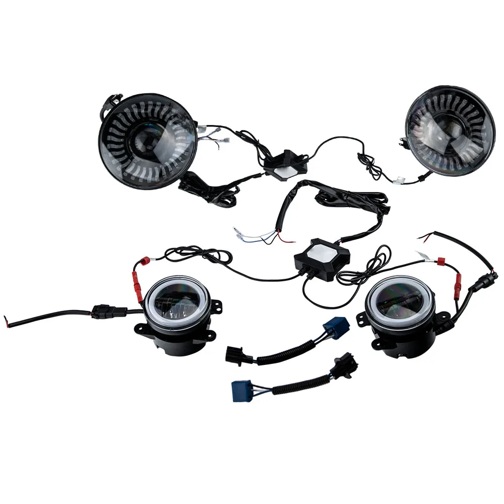 Противотумансветильник 4 дюйма для Jeep Wrangler JK 2007 2008 2009 2010 2011 2012 2013-2018, светодиодные фары 7 дюймов с RGB-подсветкой для демонов, Набор комбинирова...
Противотумансветильник 4 дюйма для Jeep Wrangler JK 2007 2008 2009 2010 2011 2012 2013-2018, светодиодные фары 7 дюймов с RGB-подсветкой для демонов, Набор комбинирова...