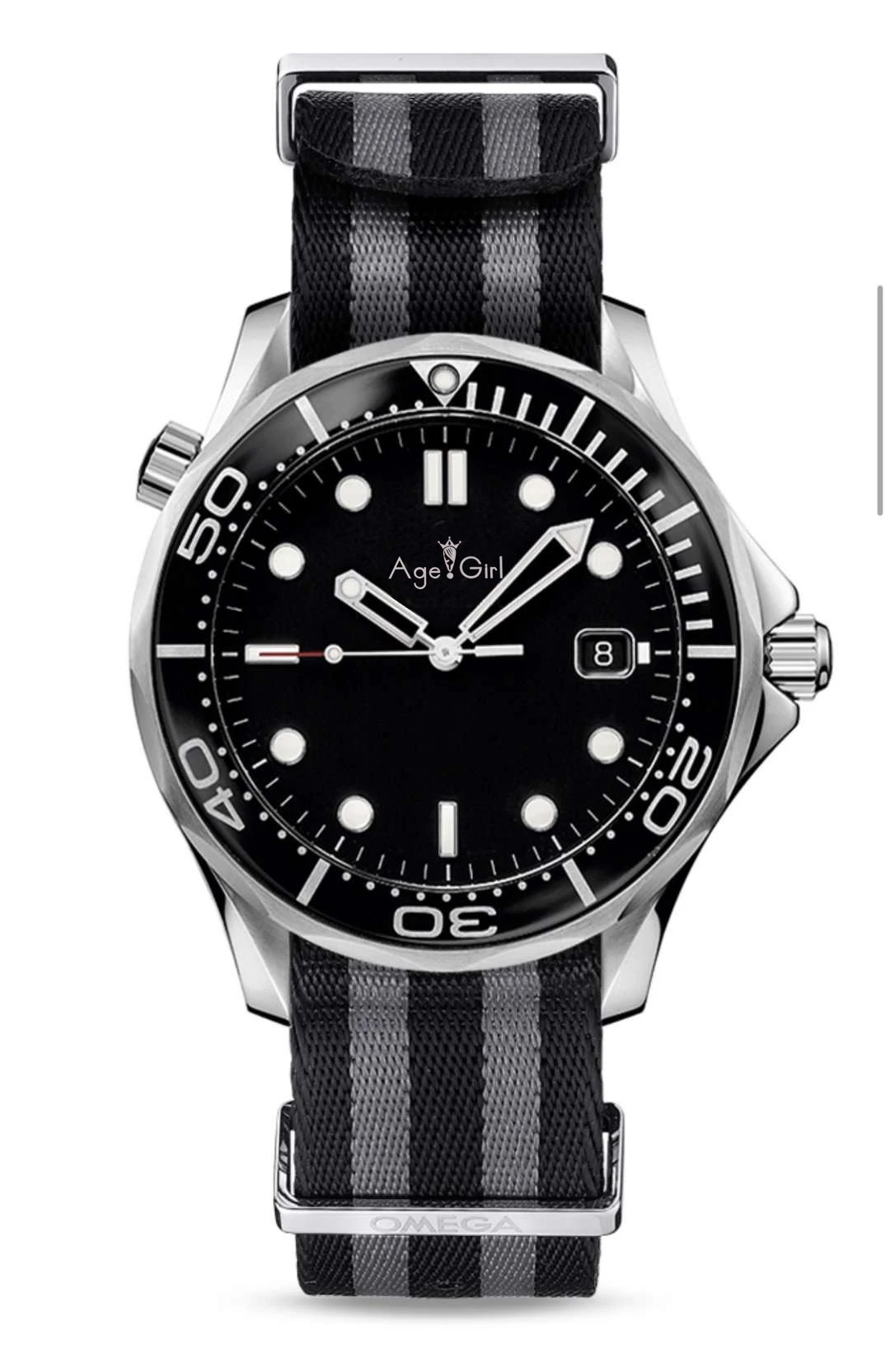 Classic New Men Automatic Mechanical Watch Canvas Blue Red Black James Bond 007 Ceramic Bezel Crystal Sapphire Sport AAA+
Classic New Men Automatic Mechanical Watch Canvas Blue Red Black James Bond 007 Ceramic Bezel Crystal Sapphire Sport AAA+