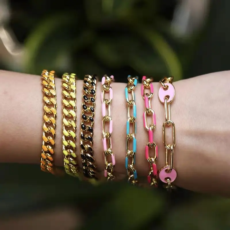 XUQIAN 18cm 2022 Fashion with Simple Drop Oil Chain Necklace Bracelet for DIY Handmade Jewelry Wholesale C0057
XUQIAN 18cm 2022 Fashion with Simple Drop Oil Chain Necklace Bracelet for DIY Handmade Jewelry Wholesale C0057