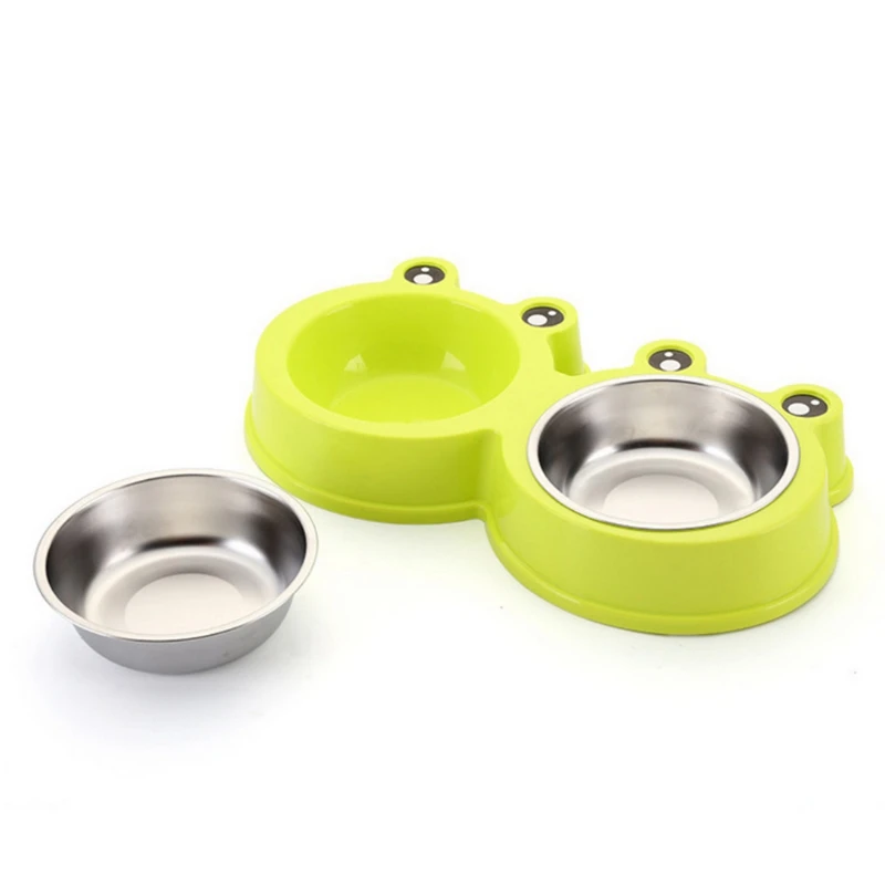 Durable Puppy Dog Bowl Comes with Two Bowls Non-slip Dog and Cat Stainless Steel Pet Feeder Pet Supplies New
Durable Puppy Dog Bowl Comes with Two Bowls Non-slip Dog and Cat Stainless Steel Pet Feeder Pet Supplies New