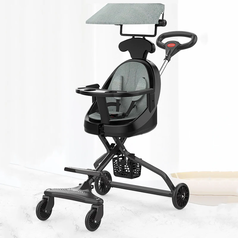Lightweight Two-way Baby Trolley Collapsible Can Sit and Lie Down High Landscape Baby Four-wheeler
Lightweight Two-way Baby Trolley Collapsible Can Sit and Lie Down High Landscape Baby Four-wheeler