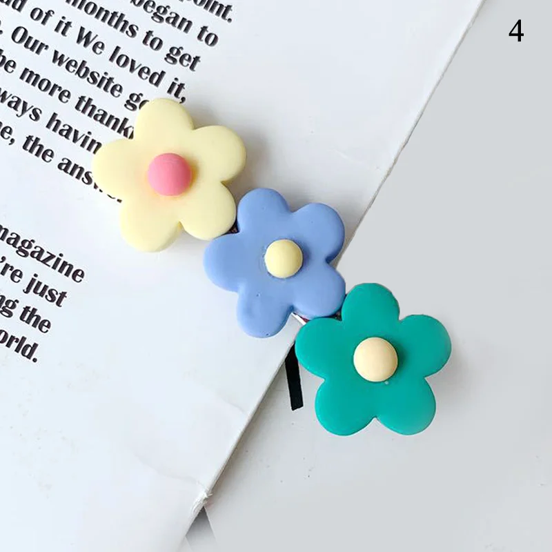 Fashion Sweet Colorful Flower Hairpin Hair Accessories for Women Girls Korean Hair Clips Pins kawaii Barrettes Silica Gel Clips
Fashion Sweet Colorful Flower Hairpin Hair Accessories for Women Girls Korean Hair Clips Pins kawaii Barrettes Silica Gel Clips