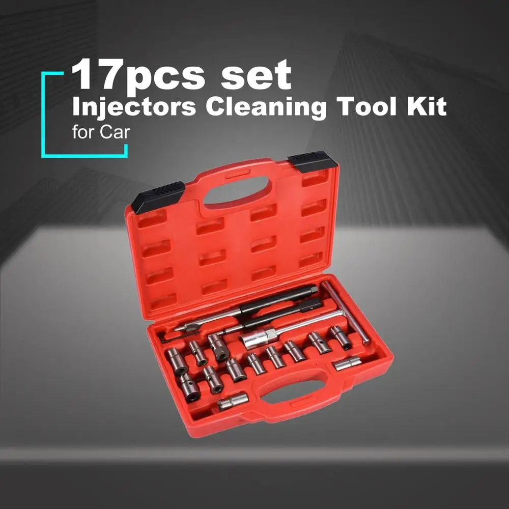 17PC Diesel Injector Seat Cutter Cleaner Set Universal Injectors Cleaning Car Repair Tool Kit For Delphi/Bosch/Siemens/Denso
17PC Diesel Injector Seat Cutter Cleaner Set Universal Injectors Cleaning Car Repair Tool Kit For Delphi/Bosch/Siemens/Denso