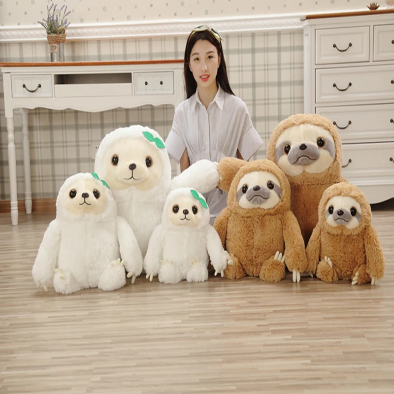 40-70cm Simulation Sloth Fill Plush Toy Kawaii Sloth Stuffed Animals Doll Cute plushies Dolls Toys For Children Birthday Gifts
40-70cm Simulation Sloth Fill Plush Toy Kawaii Sloth Stuffed Animals Doll Cute plushies Dolls Toys For Children Birthday Gifts