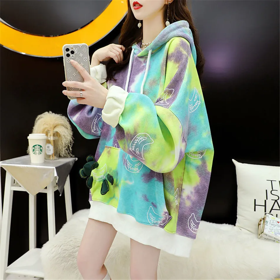 Winter Thicken Wram Hoodie For Women Clothes Hat Hoodies Korean Lantern Sleeve Pullover Fleece Mid-Length Oversized TT1164
Winter Thicken Wram Hoodie For Women Clothes Hat Hoodies Korean Lantern Sleeve Pullover Fleece Mid-Length Oversized TT1164