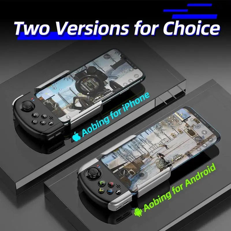 Smartphone Wireless Gamepad Game Handle One-handed Rechargeable Lightweight Gamepad Game Handle with joystick for IOS 13.4
Smartphone Wireless Gamepad Game Handle One-handed Rechargeable Lightweight Gamepad Game Handle with joystick for IOS 13.4