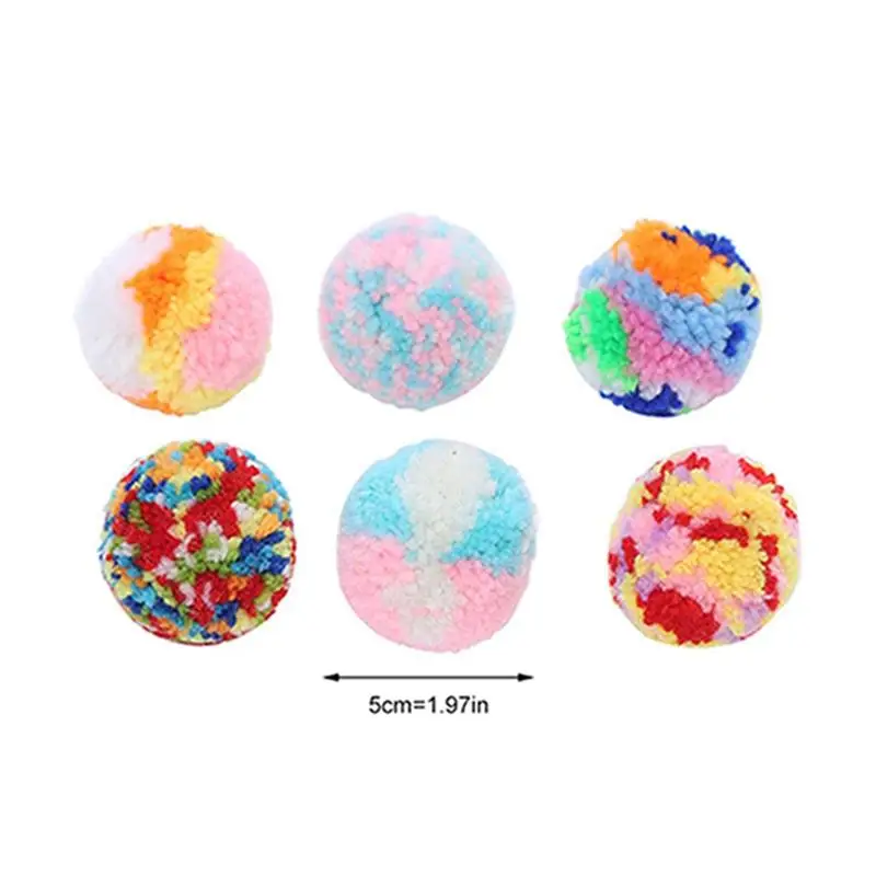 6PCS Cat Toy Interactive Colorful Fuzzy Cat Pompom Balls Fun Kitten Favorite Toys Cat Toys Ball Juguetes Para Gatos Pet Supplies
6PCS Cat Toy Interactive Colorful Fuzzy Cat Pompom Balls Fun Kitten Favorite Toys Cat Toys Ball Juguetes Para Gatos Pet Supplies