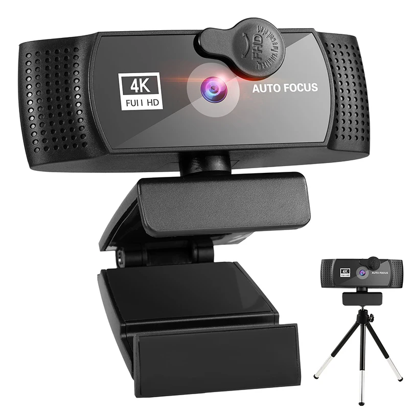 2K 4K Webcam Autofocus USB Web Camera Laptop with Gift Tripod 1080P 30fps Web Cam for Youtube with Microphone Win10 Computer
2K 4K Webcam Autofocus USB Web Camera Laptop with Gift Tripod 1080P 30fps Web Cam for Youtube with Microphone Win10 Computer