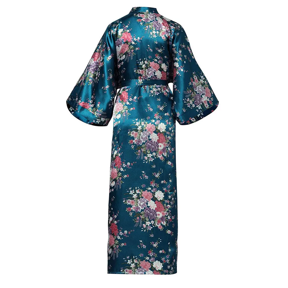 Print Flower Women Kimono Robe Lingerie Long Casual Sleepwear Bathrobe Gown Sexy Satin Home Clothes Nightwear Negligee
Print Flower Women Kimono Robe Lingerie Long Casual Sleepwear Bathrobe Gown Sexy Satin Home Clothes Nightwear Negligee