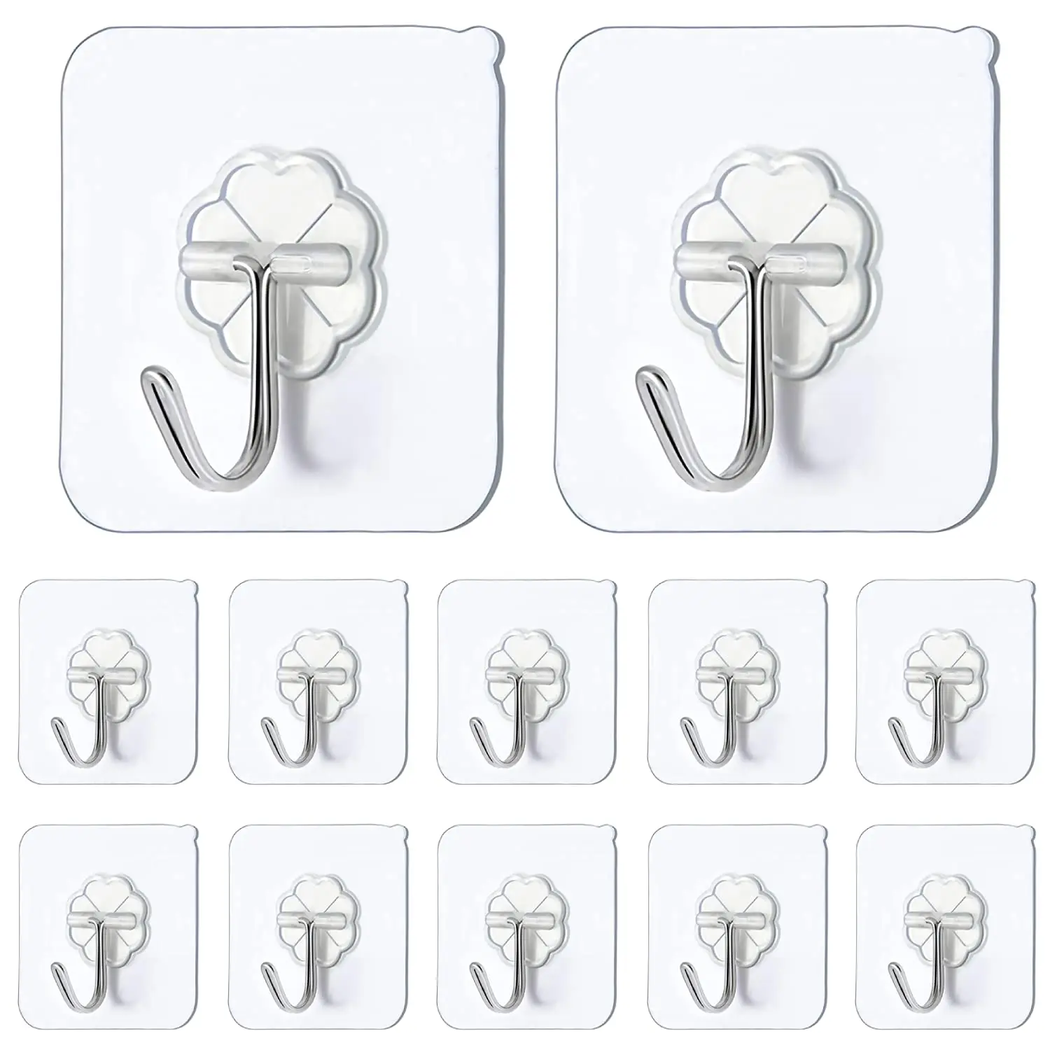 Self Adhesive Hooks,10 PCS Heavy Duty Door Wall Adhesive Hooks for Kitchen,Bathroom,Office,Closet,Hanging Cloth Key Decorations
Self Adhesive Hooks,10 PCS Heavy Duty Door Wall Adhesive Hooks for Kitchen,Bathroom,Office,Closet,Hanging Cloth Key Decorations
