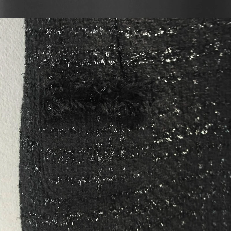 Black bright silk tweed sleeveless dress custom 2020 spring / autumn ladies dress was thin ladies bottoming dress
Black bright silk tweed sleeveless dress custom 2020 spring / autumn ladies dress was thin ladies bottoming dress