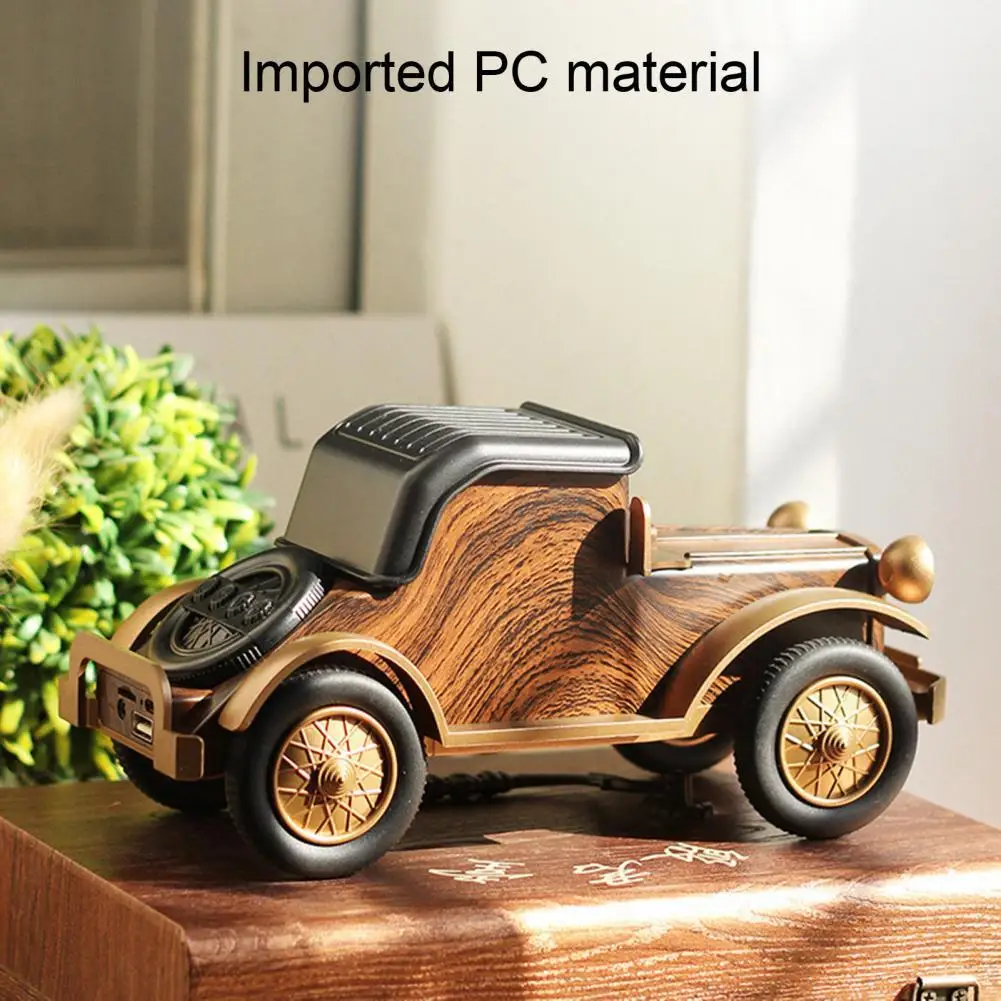 A9 Bluetooth-compatible Speaker Wood Pattern Retro Creative Car Shape Wireless Loudspeaker Mobile Phone Bracket for Home
A9 Bluetooth-compatible Speaker Wood Pattern Retro Creative Car Shape Wireless Loudspeaker Mobile Phone Bracket for Home
