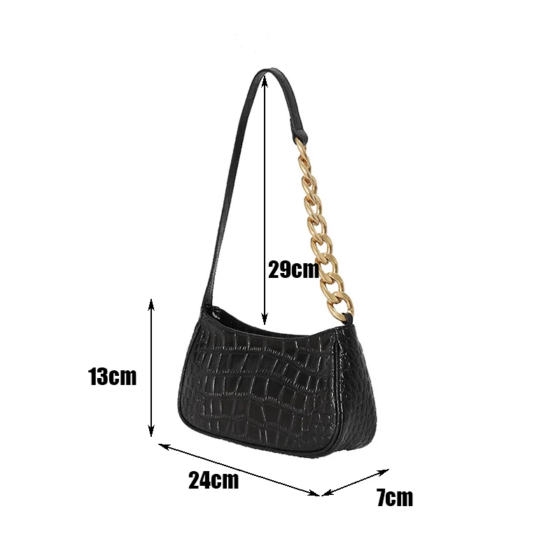 Pure color chain fashion women shoulder messenger bags High quality ladies underarm bag 2021 Latest new trend Handbags and purse
Pure color chain fashion women shoulder messenger bags High quality ladies underarm bag 2021 Latest new trend Handbags and purse