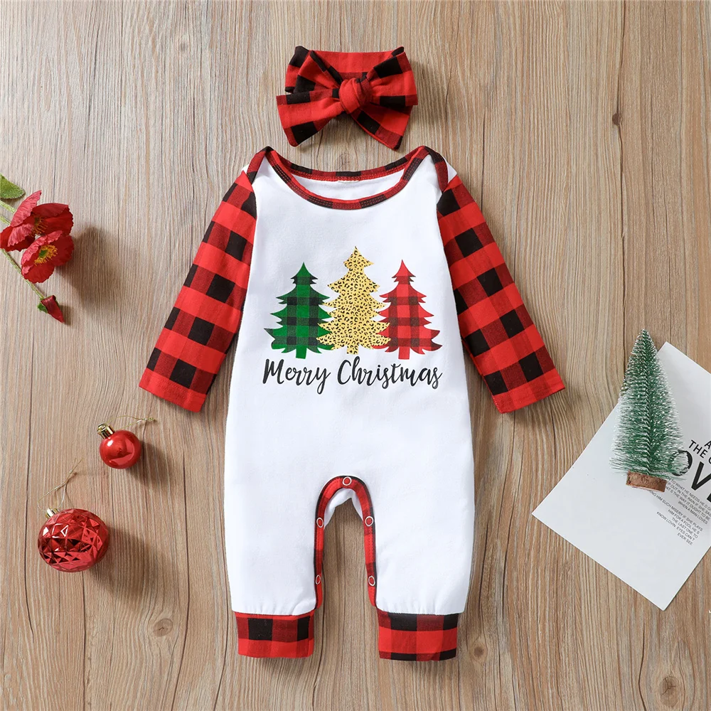 Baby Girl Boy Christmas Tree Printed Romper with Headband 0-18M Newborn Infant Toddler Casual Cotton Jumpsuit Festival Costume
Baby Girl Boy Christmas Tree Printed Romper with Headband 0-18M Newborn Infant Toddler Casual Cotton Jumpsuit Festival Costume