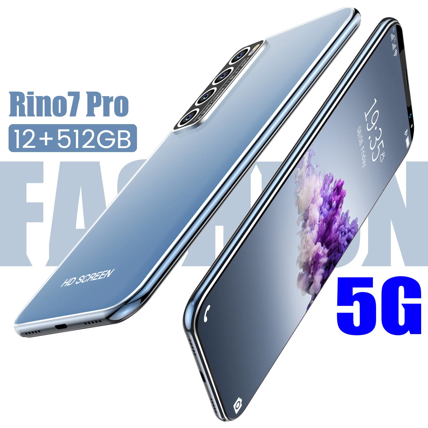 Global Version Smartphone Rino7 Pro 12GB+512GB 5.5 Inch Full Screen Smartphone 24MP+48MP Camera 4800mAh Cell Phone Fast Shipping
Global Version Smartphone Rino7 Pro 12GB+512GB 5.5 Inch Full Screen Smartphone 24MP+48MP Camera 4800mAh Cell Phone Fast Shipping