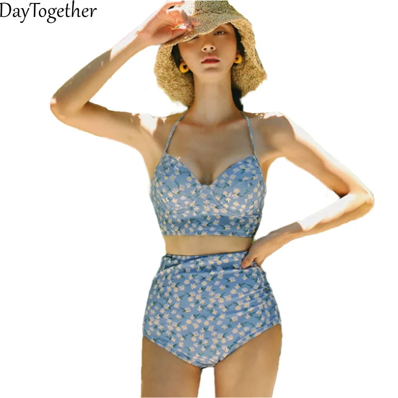 Summer Women's Swimsuit Sexy Lace Backless Tall Waist Woman Bikini Color Blue Two-Piece Set Female's Swimwear
Summer Women's Swimsuit Sexy Lace Backless Tall Waist Woman Bikini Color Blue Two-Piece Set Female's Swimwear