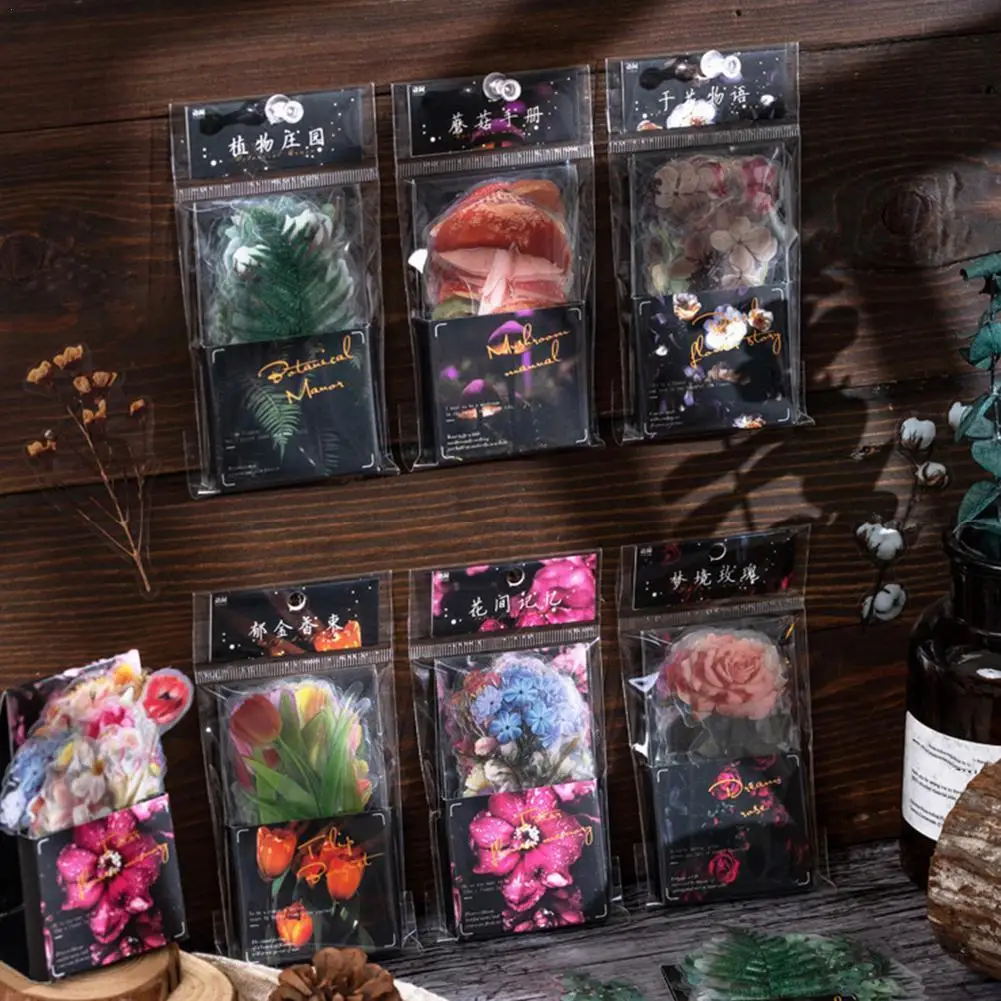 40 Pet Stickers Wilderness Record Series Retro Romantic Flower Plant Hand Account Decoration Material Sticker
40 Pet Stickers Wilderness Record Series Retro Romantic Flower Plant Hand Account Decoration Material Sticker