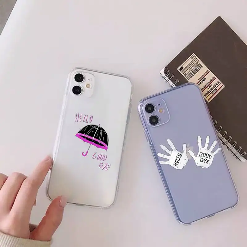 New TV The Umbrella Academy Phone Case Clear Transparent for iPhone 11 12 13 mini pro XS MAX 8 7 6 6S Plus X 5S SE XR 2020
New TV The Umbrella Academy Phone Case Clear Transparent for iPhone 11 12 13 mini pro XS MAX 8 7 6 6S Plus X 5S SE XR 2020