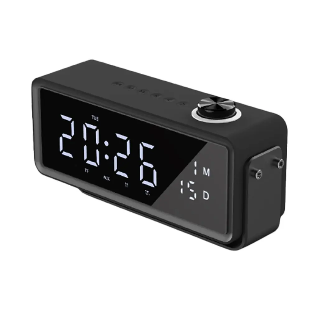 Bluetooth-compatible Speaker Wireless Alarm Clock LED Mirror Digital Display Wireless Dual Speaker Subwoofer Support TF/AUX/FM
Bluetooth-compatible Speaker Wireless Alarm Clock LED Mirror Digital Display Wireless Dual Speaker Subwoofer Support TF/AUX/FM