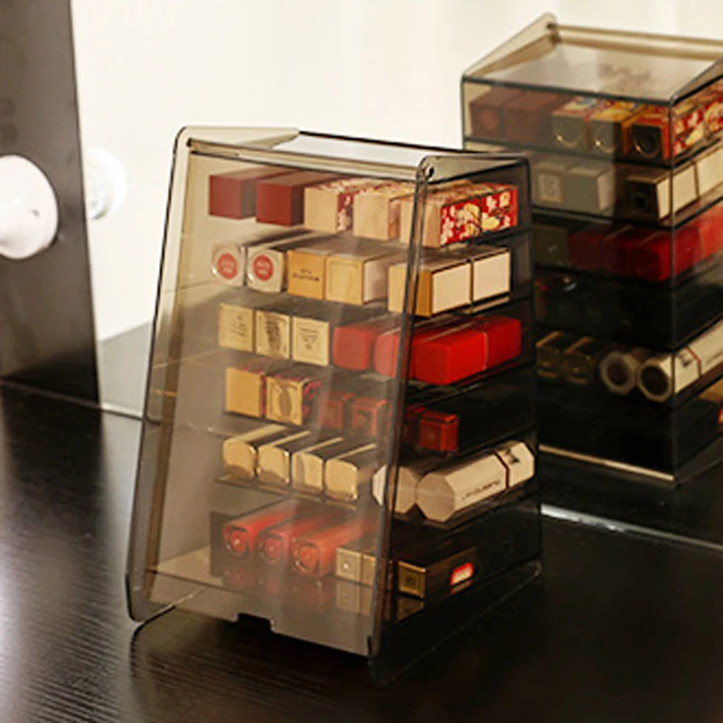 Lipstick Holder With Cover Make-up Organizer Cosmetic Storage Box Lip Gloss Display Stand Transparent Plastic Storage Box
Lipstick Holder With Cover Make-up Organizer Cosmetic Storage Box Lip Gloss Display Stand Transparent Plastic Storage Box