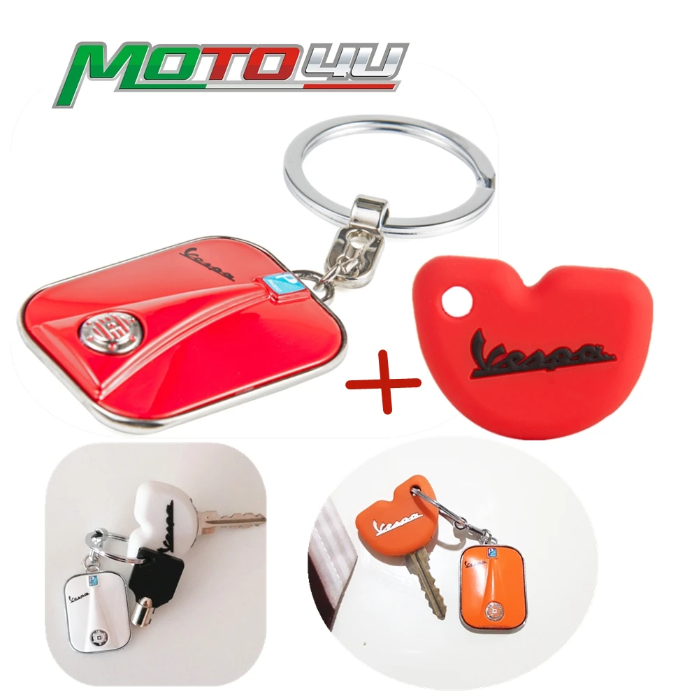 

Универсальный резиновый чехол для ключей Vespa Key King, брелок для скутера Piaggio VESPA GTS GTV LX LT Sprint Primavera GTS300 250