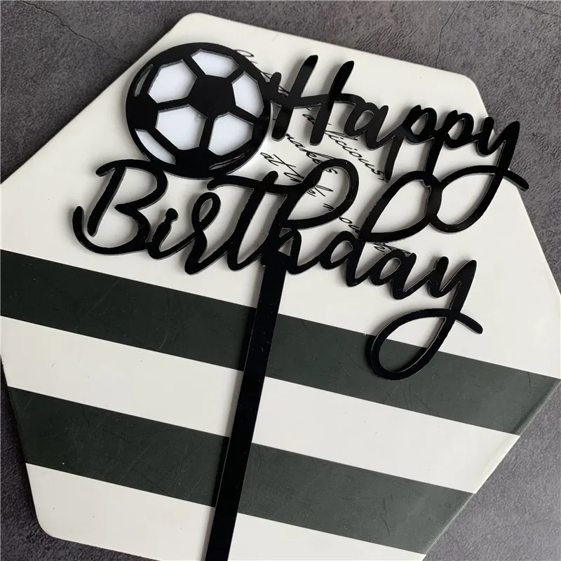 New Football Acrylic Cake Topper Sports Soccer Happy Birthday Cake Topper Flags For Boys Birthday Sports Party Cake Decorations
New Football Acrylic Cake Topper Sports Soccer Happy Birthday Cake Topper Flags For Boys Birthday Sports Party Cake Decorations