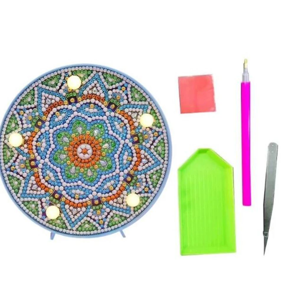 LED Diamond Light Night Light Mandala Pattern Luminous Room Decoration Diamond Painting Cross Stitch Christmas Decorations
LED Diamond Light Night Light Mandala Pattern Luminous Room Decoration Diamond Painting Cross Stitch Christmas Decorations