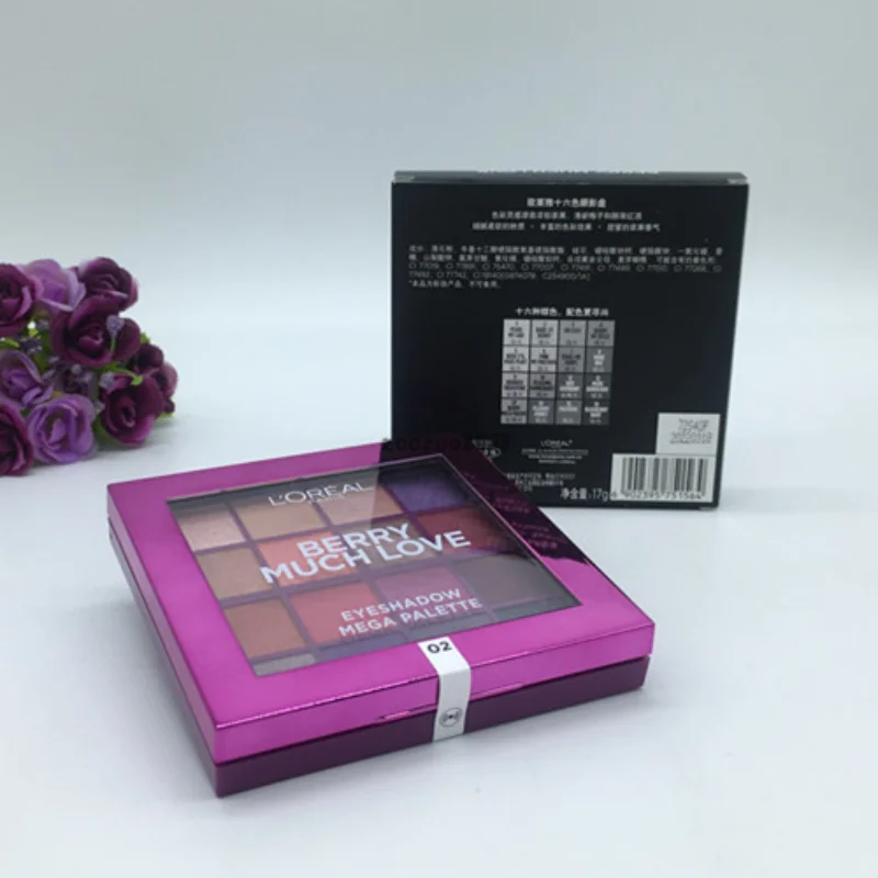 Ttloreal Domestic Counter 6fold 16 Colors Eye Shadow Plate Berry Purple 17G Multi-Color Long-Lasting Easy to Color Makeup
Ttloreal Domestic Counter 6fold 16 Colors Eye Shadow Plate Berry Purple 17G Multi-Color Long-Lasting Easy to Color Makeup