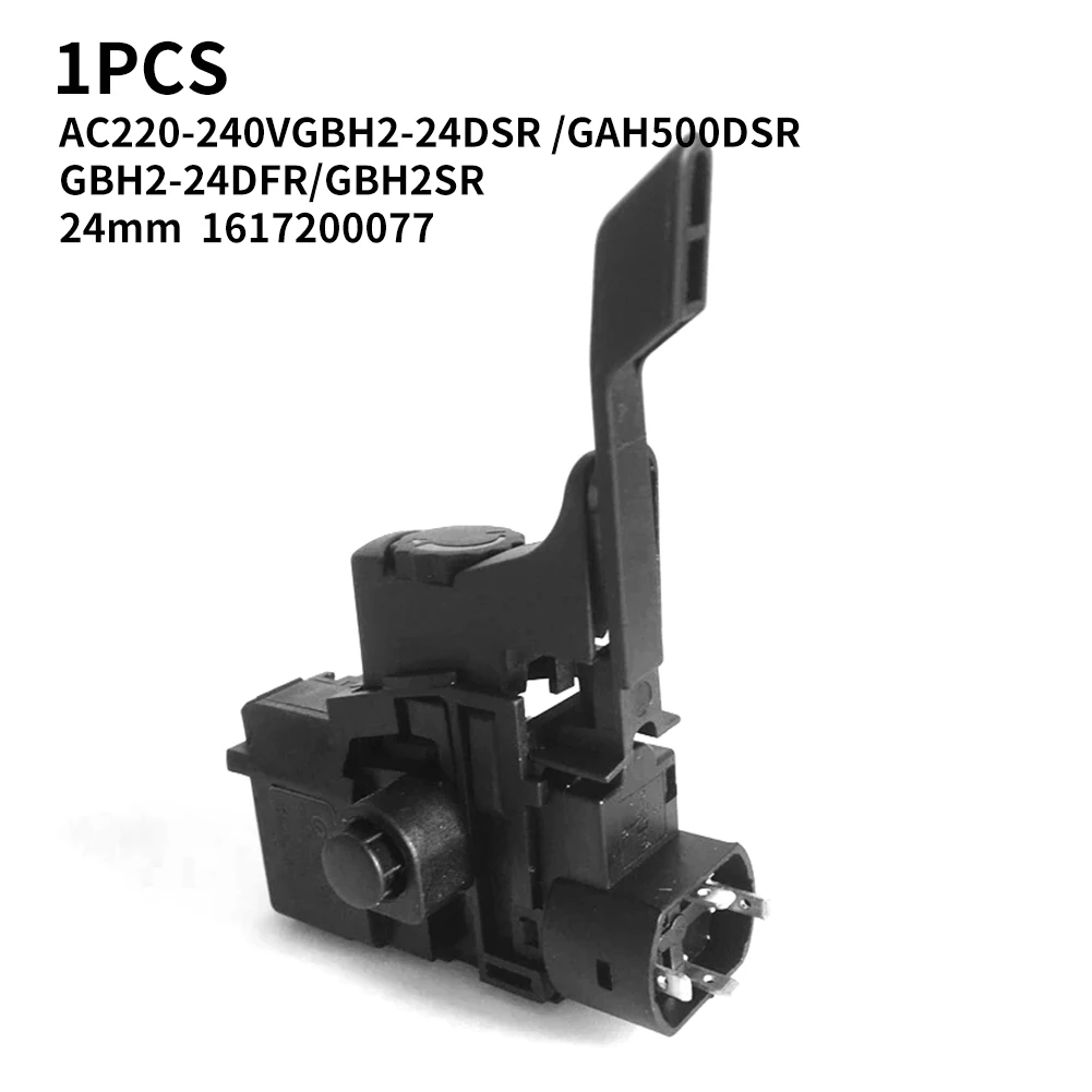 Electric Drill Switch 24mm For Bosch GBH2-24DSR GBH2-24DFR GBH2SR GAH500DSR 1617200077 Electric Hammer Switch
Electric Drill Switch 24mm For Bosch GBH2-24DSR GBH2-24DFR GBH2SR GAH500DSR 1617200077 Electric Hammer Switch