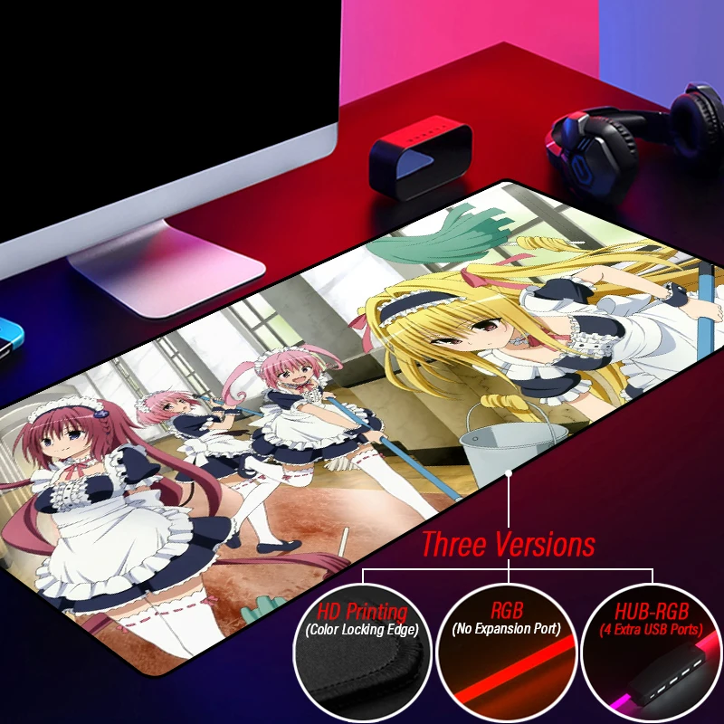 Glowing To LOVE Lala Mouse Pad RGB Anime Rug HUB Accessories Gaming Custom DIY 4 Port USB Mousepad With Led Backlight Desk Mat
Glowing To LOVE Lala Mouse Pad RGB Anime Rug HUB Accessories Gaming Custom DIY 4 Port USB Mousepad With Led Backlight Desk Mat