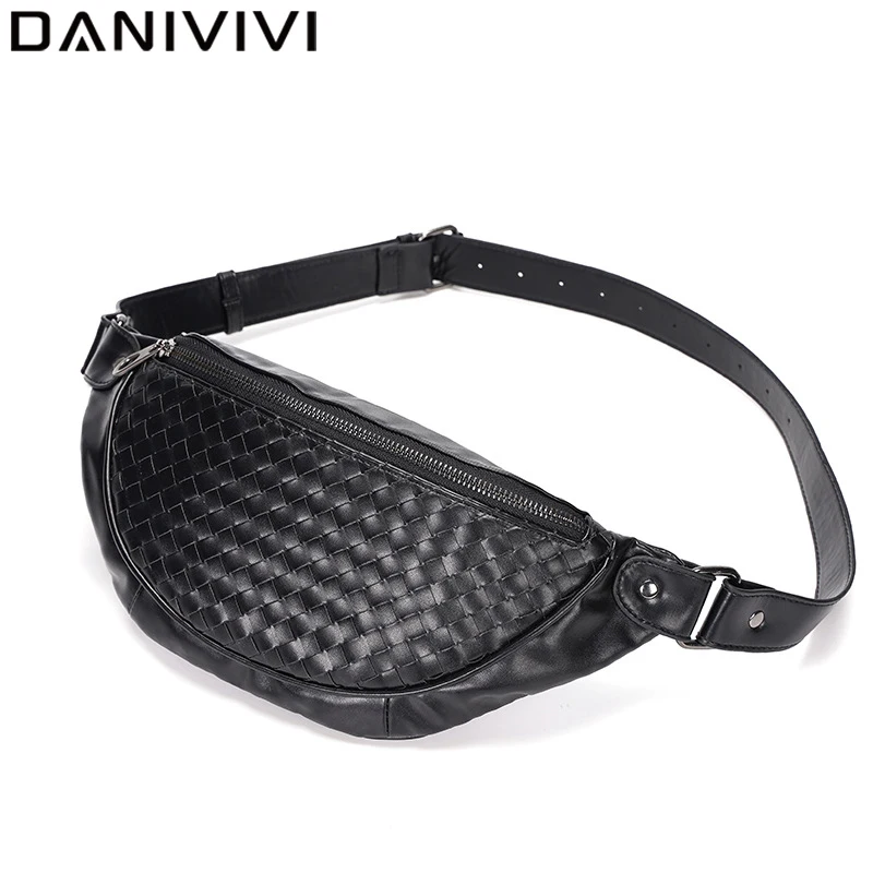 Fashion Designer Fanny Pack Banana Wasit Bag Men Leather Woven Belt Purses Men's Money Phone Pocket Pouch Fashion Hip Bum Bag
Fashion Designer Fanny Pack Banana Wasit Bag Men Leather Woven Belt Purses Men's Money Phone Pocket Pouch Fashion Hip Bum Bag