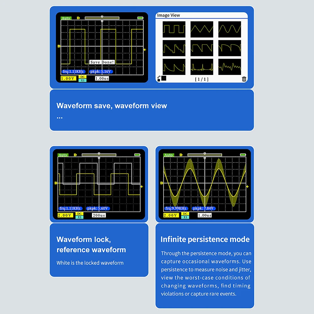 Maintenance Bandwidth 110M Digital Oscilloscope Handheld Professional Car Repairing Testing Tool Mini 400V Portable Rechargeable
Maintenance Bandwidth 110M Digital Oscilloscope Handheld Professional Car Repairing Testing Tool Mini 400V Portable Rechargeable