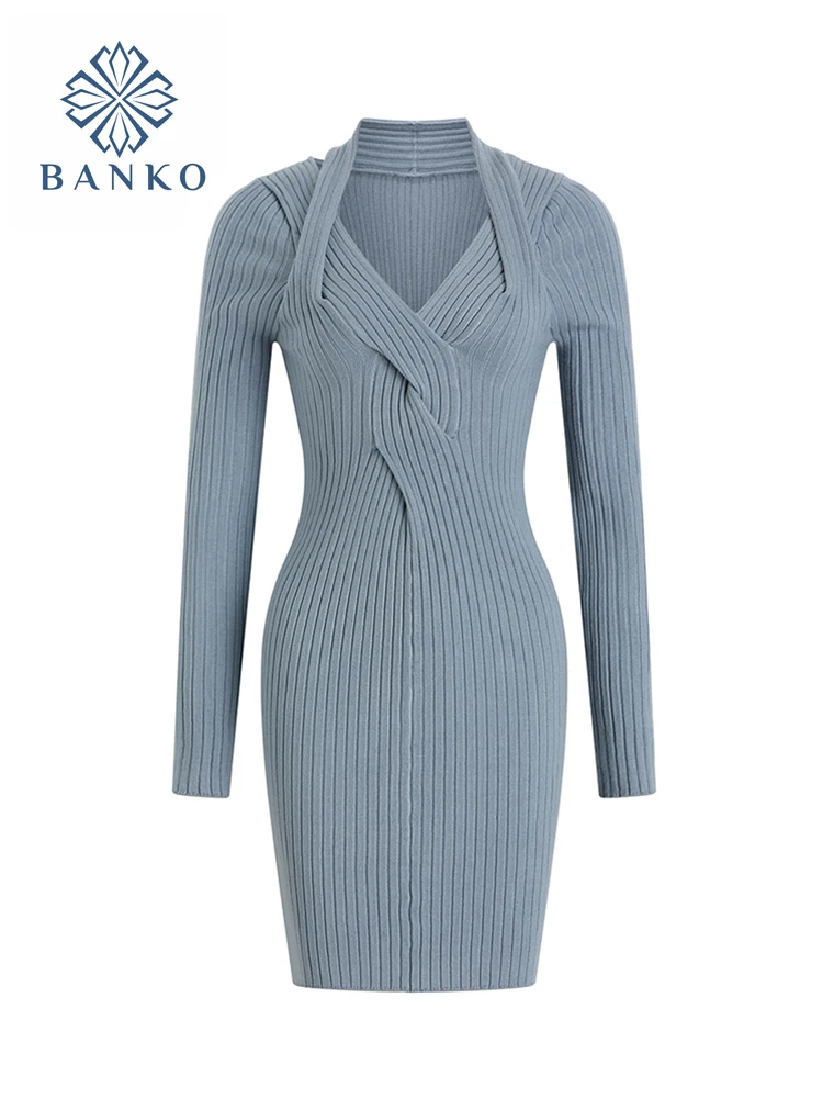 New Fashion Sexy Casual Sweater Dress Solid Color Long Sleeve Spring Winter Dress 2021 Slim Fit Ladies Knitted Fashion Vestidos
New Fashion Sexy Casual Sweater Dress Solid Color Long Sleeve Spring Winter Dress 2021 Slim Fit Ladies Knitted Fashion Vestidos