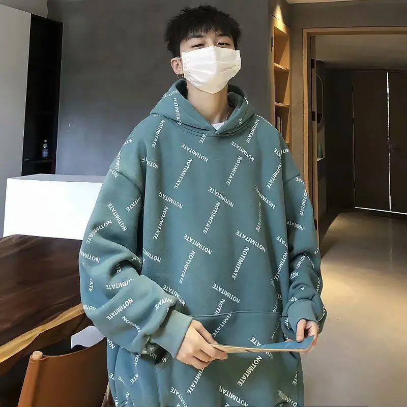 Hong Style Hooded Plush Printed Sweater Men's Spring And Autumn 2021 Fashion Hip Hop Loose Top Coat Hoodie Men Mens Hoodies
Hong Style Hooded Plush Printed Sweater Men's Spring And Autumn 2021 Fashion Hip Hop Loose Top Coat Hoodie Men Mens Hoodies