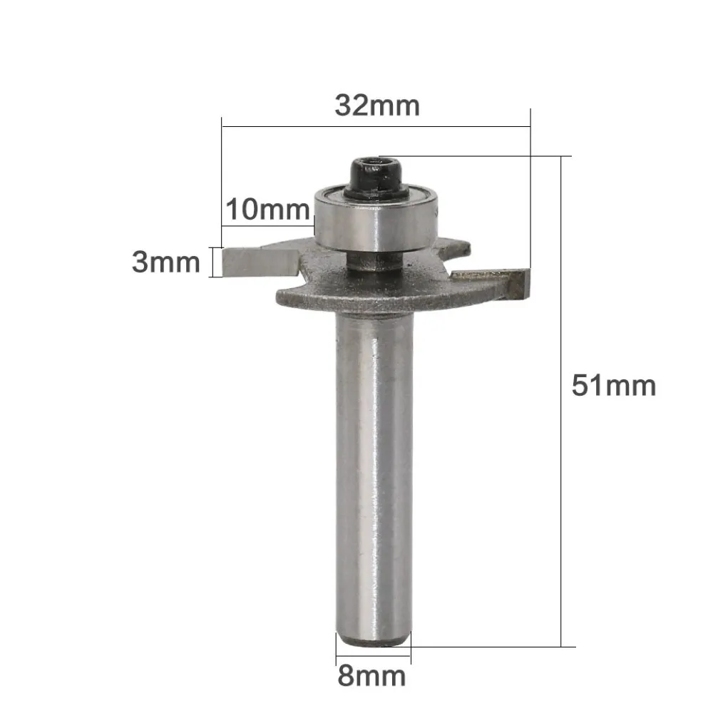 8mm T-Slot Milling Cutter Bit For Knock On Furniture T Trim Router Campervan Motorhome
8mm T-Slot Milling Cutter Bit For Knock On Furniture T Trim Router Campervan Motorhome