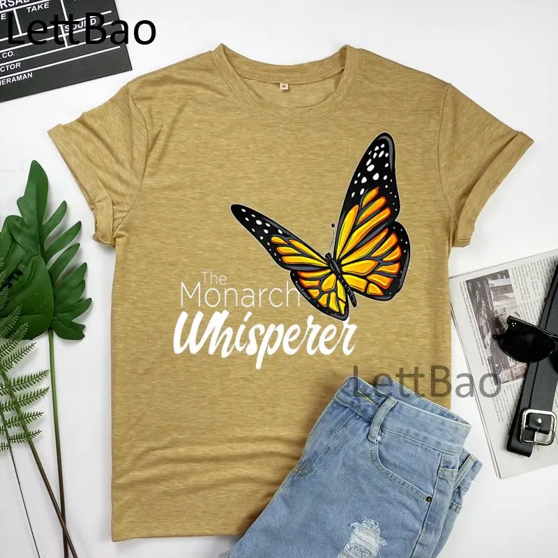 The Monarch Whisperer Butterfly Aesthetic Women T-Shirts Gothic Summer Harajuku Streetwear Women O-Neck Fashion T Shirts Tops
The Monarch Whisperer Butterfly Aesthetic Women T-Shirts Gothic Summer Harajuku Streetwear Women O-Neck Fashion T Shirts Tops