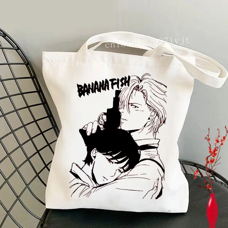 Banana Fish shopping bag bolso handbag eco shopper canvas tote bag ecobag jute reciclaje shoping custom
Banana Fish shopping bag bolso handbag eco shopper canvas tote bag ecobag jute reciclaje shoping custom