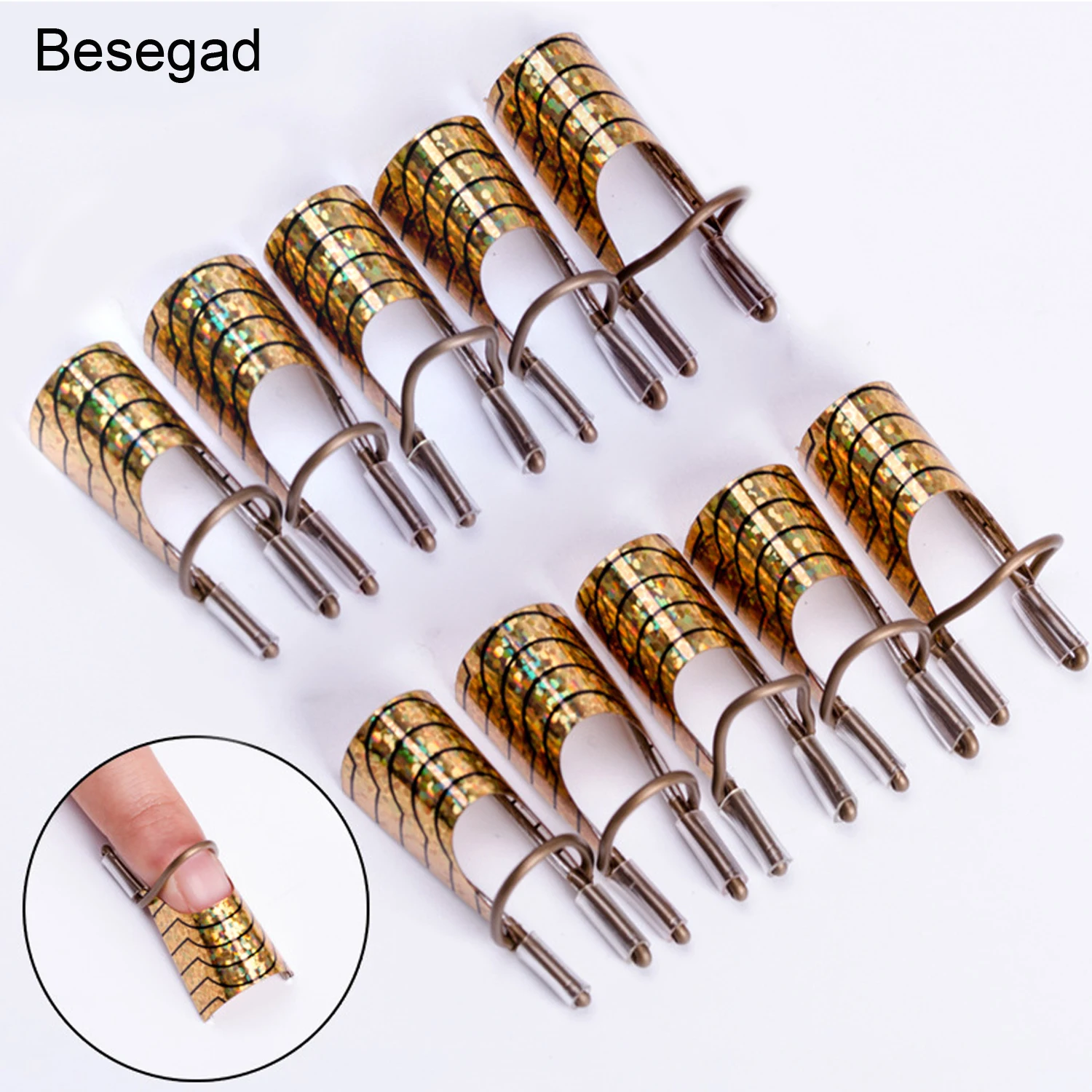 10PCs Nail Guide Art Curved Shape Extension Tips French Foil Acrylic Polish Gel UV Design Form Reusable Metal Mold Manicure Tool
10PCs Nail Guide Art Curved Shape Extension Tips French Foil Acrylic Polish Gel UV Design Form Reusable Metal Mold Manicure Tool