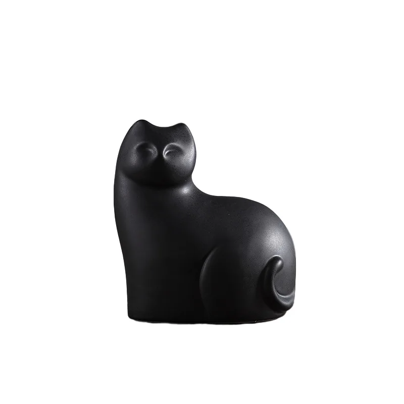 Nordic style cute black and white cat ornaments children's room decorations ceramic creative soft crafts wholesale 
Nordic style cute black and white cat ornaments children's room decorations ceramic creative soft crafts wholesale