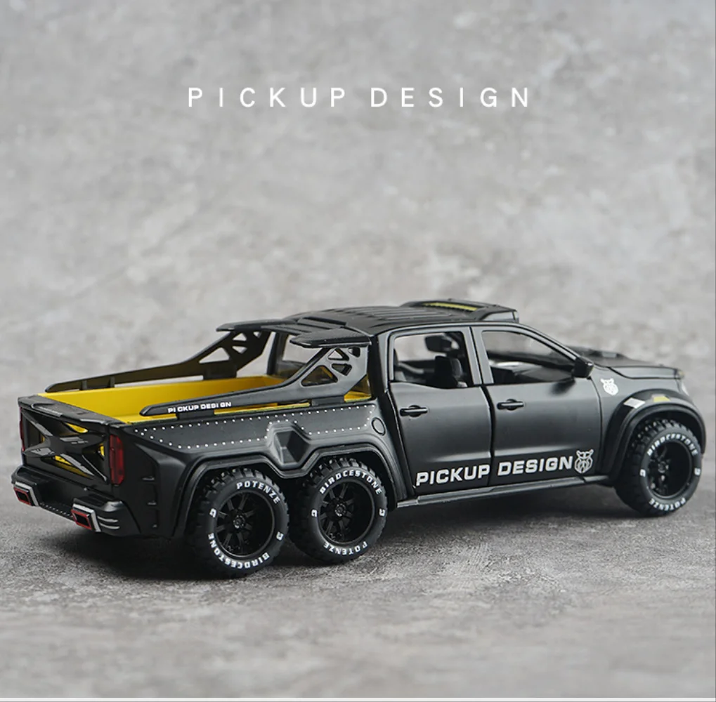 Simulation Alloy Car Modle BENZXCLASS EXY 6X6 Pickup 1/28 Metal Toy Car Sound Light Pull Back Model Toys For Boys Light Toys 
Simulation Alloy Car Modle BENZXCLASS EXY 6X6 Pickup 1/28 Metal Toy Car Sound Light Pull Back Model Toys For Boys Light Toys