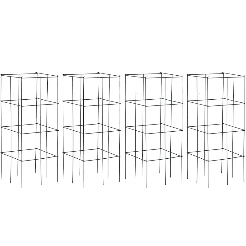 16" X 16" X 39" 4 Pack Garden Plant Trellis Stable Iron Frame Encourage Vertical Growth Staggered Lock Multiple Combination
16" X 16" X 39" 4 Pack Garden Plant Trellis Stable Iron Frame Encourage Vertical Growth Staggered Lock Multiple Combination