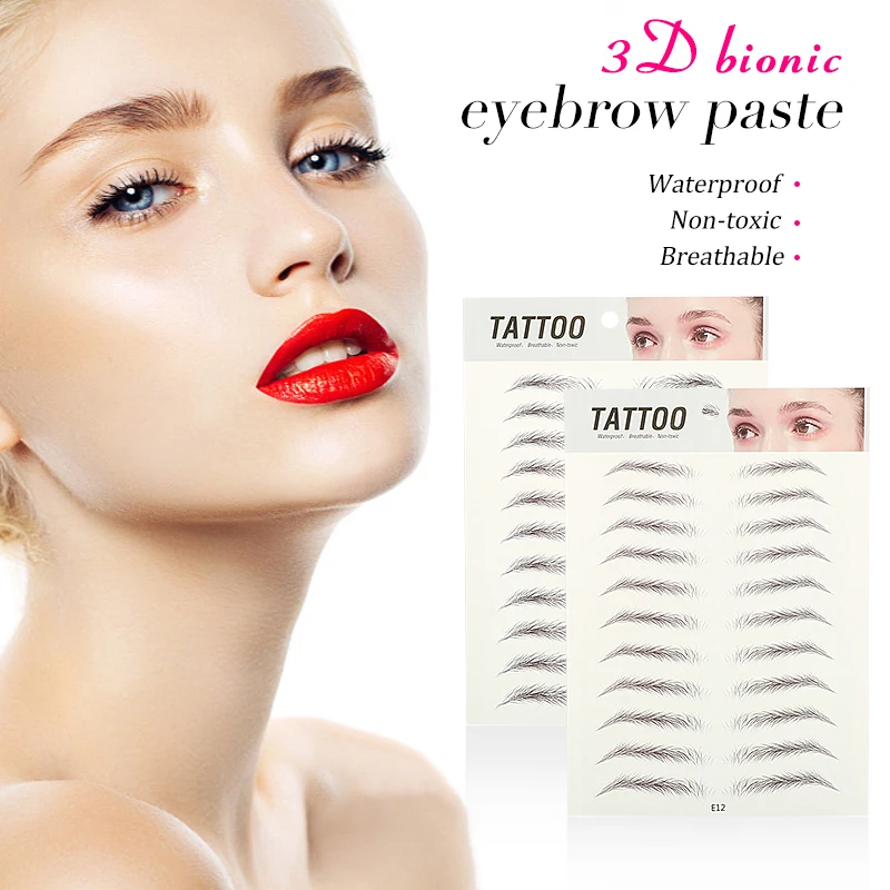 3D Eyebrow Sticker Bionic Brow Semi-Permanent Transfer Waterproof Tattoo Eyebrow Embroidery Patch
3D Eyebrow Sticker Bionic Brow Semi-Permanent Transfer Waterproof Tattoo Eyebrow Embroidery Patch