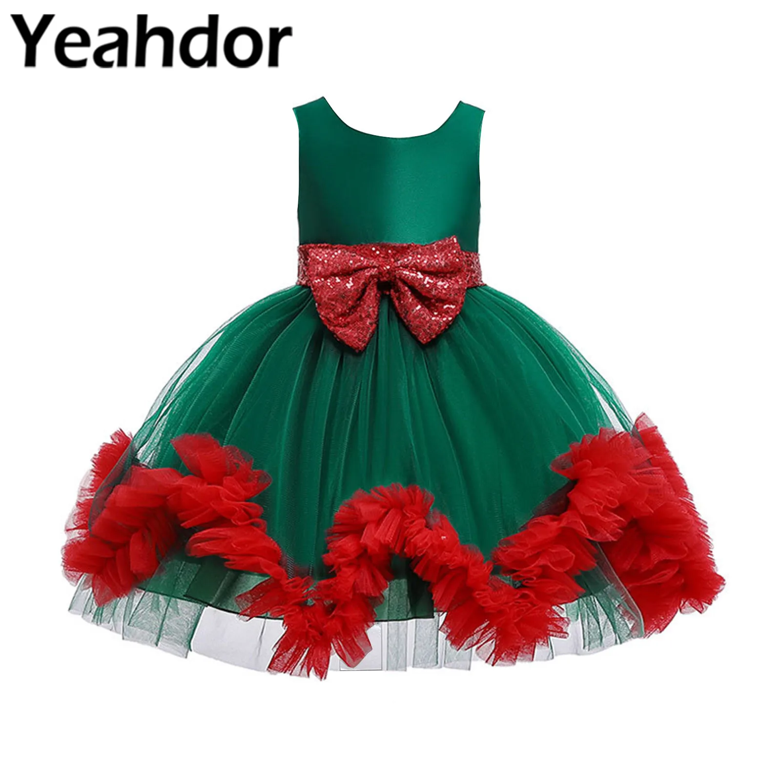 Kids Dresses Flower Girls Tulle Sleeveless Princess Dress Pageant Ball Gown for New Year Party Family Gathering Christmas Cotume
Kids Dresses Flower Girls Tulle Sleeveless Princess Dress Pageant Ball Gown for New Year Party Family Gathering Christmas Cotume