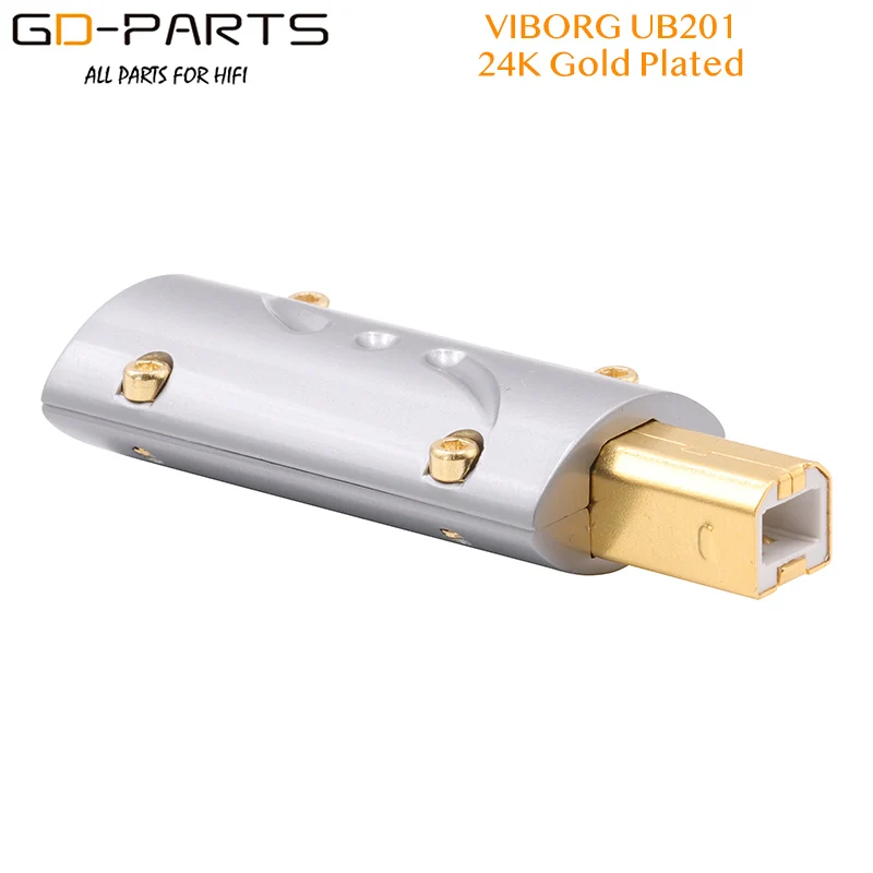 Viborg HI-END USB2.0 USB разъем Type A B HiFi DIY DAC кабель 24K позолоченный бронзовый UA201 UB201 |