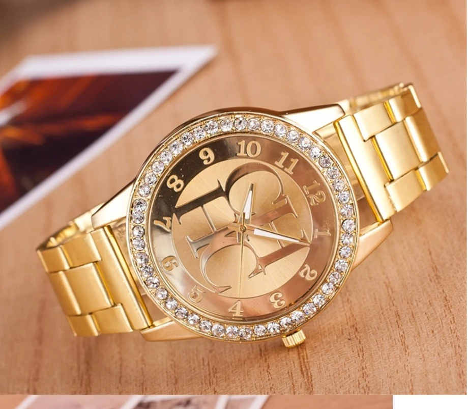 CH 2020 new brand ladies luxury watch casual fashion gold stainless steel sports women's watch quartz watch ladies watch
CH 2020 new brand ladies luxury watch casual fashion gold stainless steel sports women's watch quartz watch ladies watch