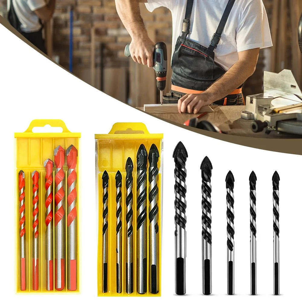 5/7pcs Multifunctional Glass Drill Bit Triangle Diamond Drill Set Ceramic Tile Concrete Brick Wood Punching Hole Saw Metal Drill
5/7pcs Multifunctional Glass Drill Bit Triangle Diamond Drill Set Ceramic Tile Concrete Brick Wood Punching Hole Saw Metal Drill