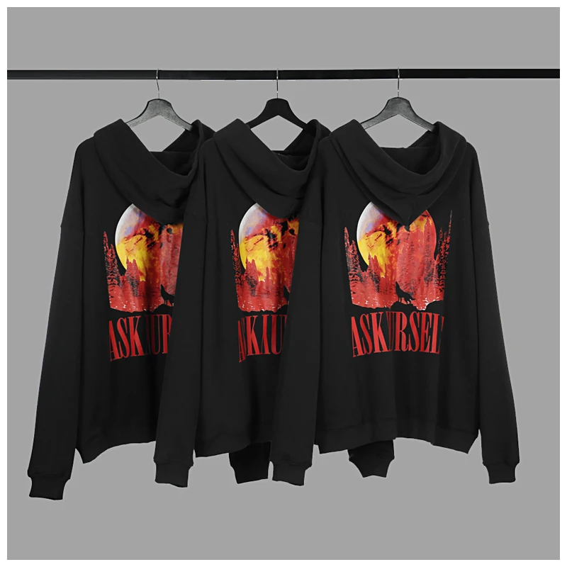 American winter New Flame printing pullover hoodie lovers High Street loose fashion brand washed long sleeve Street hoodie
American winter New Flame printing pullover hoodie lovers High Street loose fashion brand washed long sleeve Street hoodie