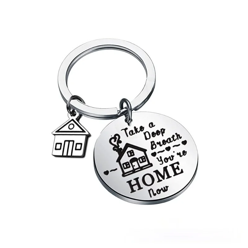 New Simple Keychain Man Our First Home Key Holder Bag Unisex Letter Color Zinc Alloy Key Chain Pendant Accessories Porte Clef
New Simple Keychain Man Our First Home Key Holder Bag Unisex Letter Color Zinc Alloy Key Chain Pendant Accessories Porte Clef